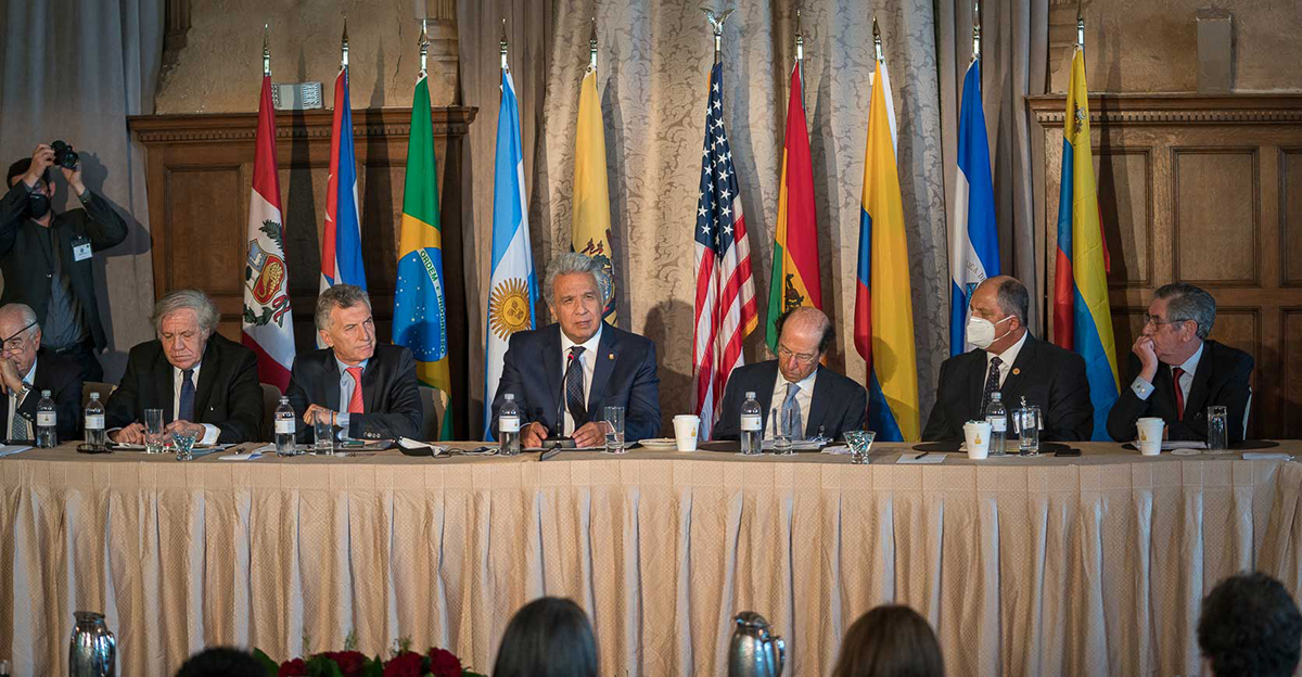 Foro defensa de la democracia en las Americas